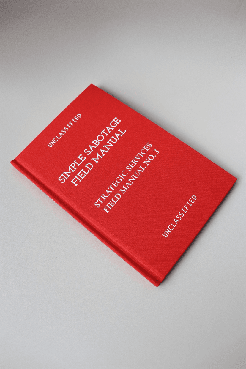 Simple Sabotage Field Manual — Book Cover