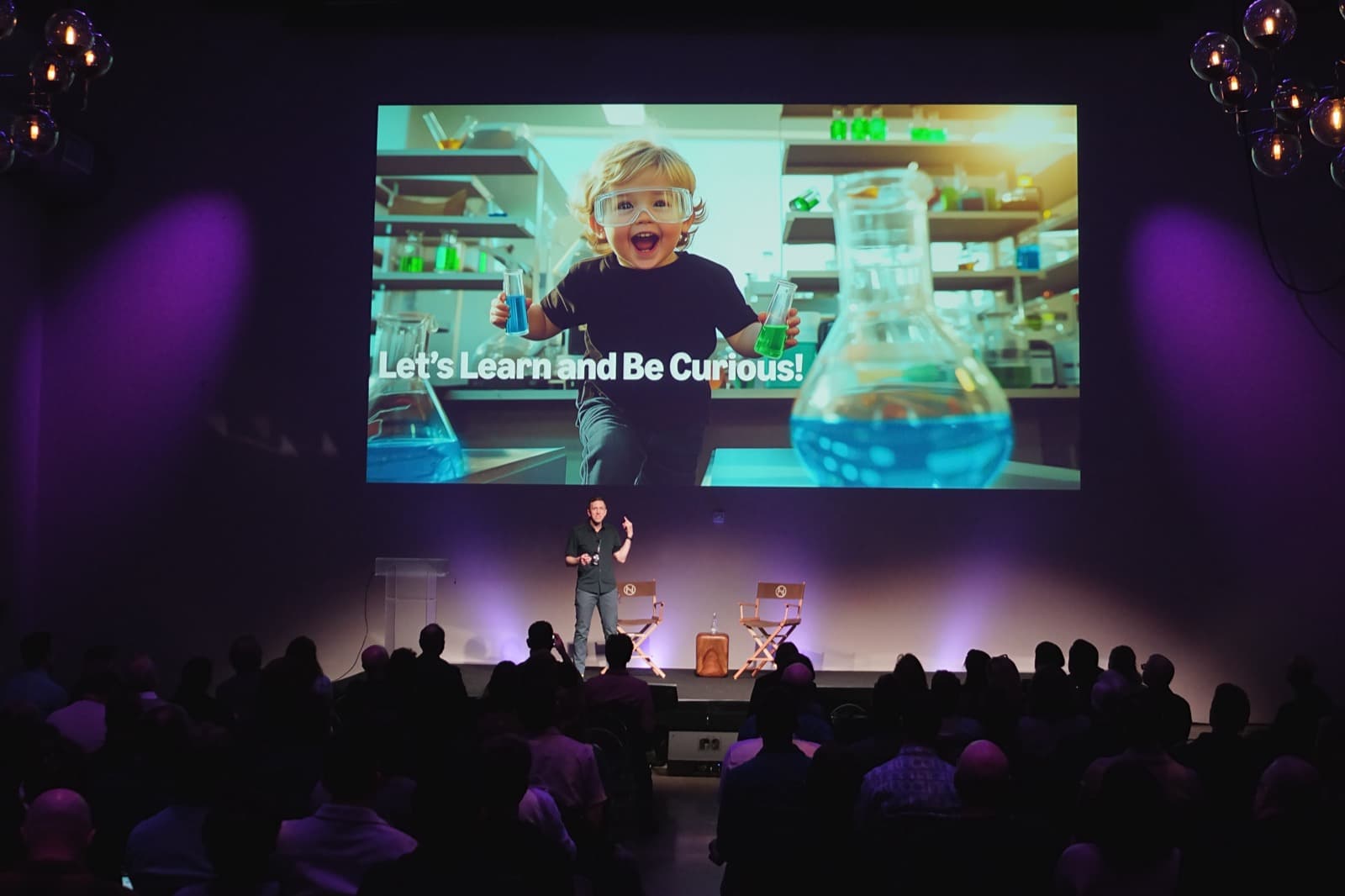 Amazon presentation on stage at BRXND