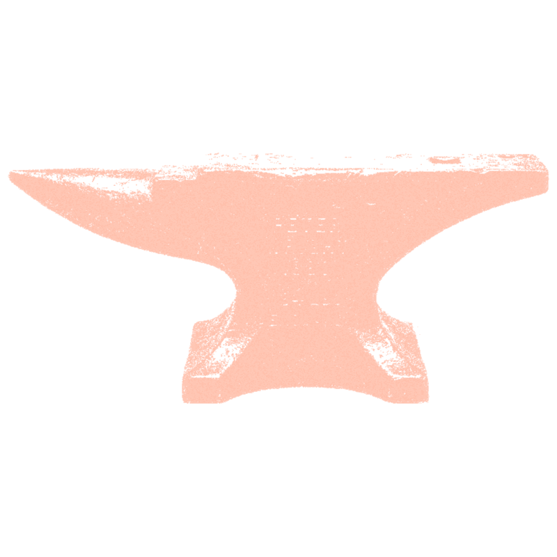 An anvil — where ideas are wrought into form